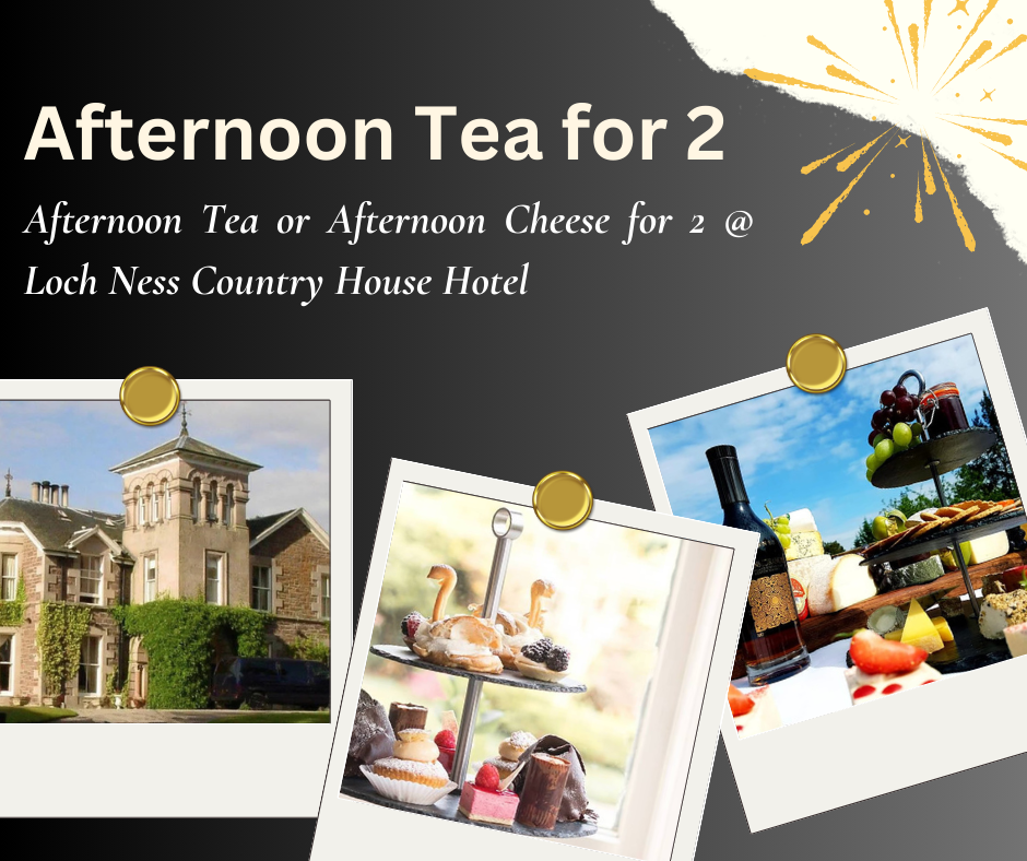Won AFTERNOON TEA or AFTERNOON CHEESE FOR 2